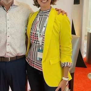Venti6 Bright Yellow blazer